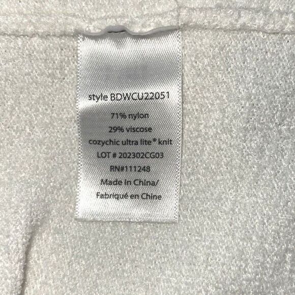 Barefoot Dreams Womens Cozy Chic Ultra Lite Cardigan Sand Dune Small‎ NWT - Picture 10 of 12